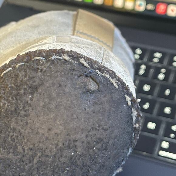 Sorel Nakiska Bootie Slipper Womens 7.5 Suede Faux-Fur Indoor/Outdoor Off-White - Picture 12 of 12